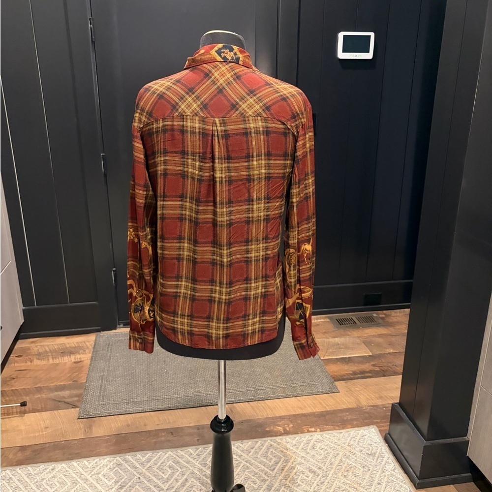 Vintage On The Verge Plaid Button-Down Shirt – Made in USA - Picture 3 of 5